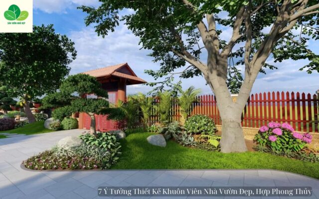 7 Ý Tưởng Thiết Kế Khuôn Viên Nhà Vườn Đẹp, Hợp Phong Thủy