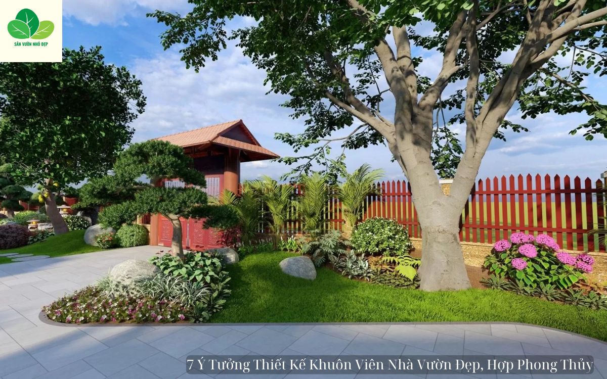 7 Ý Tưởng Thiết Kế Khuôn Viên Nhà Vườn Đẹp, Hợp Phong Thủy